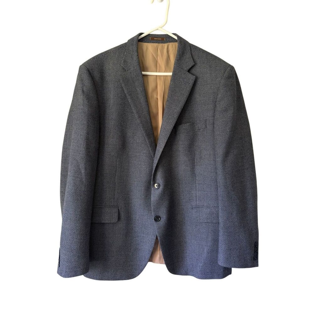 Peter Millar Sport Blazer Jacket 2 Button Modern Blue size 46R